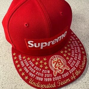 Supreme Red Championship Cap